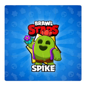 Магнитный плакат 3Х3 с принтом BRAWL STARS SPIKE в Санкт-Петербурге, Полимерный материал с магнитным слоем | 9 деталей размером 9*9 см | brawl stars | brawl stars spike | brawler | spike | бравл старз | бравлер | спайк