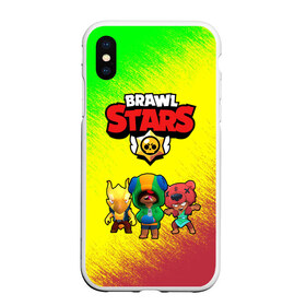 Чехол для iPhone XS Max матовый с принтом Brawl Stars Leon Nita Crow в Санкт-Петербурге, Силикон | Область печати: задняя сторона чехла, без боковых панелей | brawl stars | brawl stars 8 bit | brawl stars crow | brawl stars crow phoenix | brawl stars leon | brawl stars leon shark | brawl stars nita | brawl stars robot spike | brawl stars spike | бравл старс | бравла старс | браво старс | персона