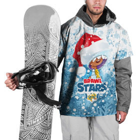 Накидка на куртку 3D с принтом Новогодний Brawl Stars в Санкт-Петербурге, 100% полиэстер |  | brawl | christmas | crow | game | leon | new year | snow | spike | stars | winter | ворон | елка | ель | зима | игра | леон | мороз | новый год | рождество | санта | снег | снежинка | спайк