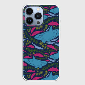 Чехол для iPhone 13 Pro с принтом Касатки в Санкт-Петербурге,  |  | водоросли | касатки | киты | море | океан | под водой | рыбы
