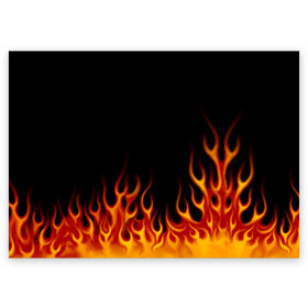 Поздравительная открытка с принтом Пламя Old School в Санкт-Петербурге, 100% бумага | плотность бумаги 280 г/м2, матовая, на обратной стороне линовка и место для марки
 | burn | fire | костер | нарисованный | огня | огонь | олдскул | пламени | пламя | пожар | пылает | рисованный огонь | языки