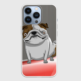 Чехол для iPhone 13 Pro с принтом Бульдог в Санкт-Петербурге,  |  | dog | большая собака | бульдог | животное | злая собака | пес | собака | собачка