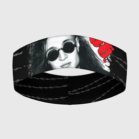 Повязка на голову 3D с принтом Гражданская оборона + Спина в Санкт-Петербурге,  |  | Тематика изображения на принте: punk | punks not dead | гр.об. | гражданская оборона | гроб | егор летов | панки | хой