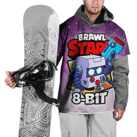 Накидка на куртку 3D с принтом BRAWL STARS 8-BIT в Санкт-Петербурге, 100% полиэстер |  | Тематика изображения на принте: 8 bit | 8 бит | brawl stars | brawl stars 8 bit | brawler | бравл старз | бравлер