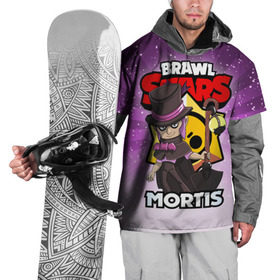 Накидка на куртку 3D с принтом BRAWL STARS MORTIS в Санкт-Петербурге, 100% полиэстер |  | Тематика изображения на принте: brawl stars | brawl stars mortis | brawler | mortis | бравл старз | бравлер | мортис
