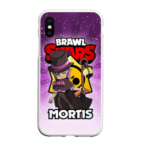 Чехол для iPhone XS Max матовый с принтом BRAWL STARS MORTIS в Санкт-Петербурге, Силикон | Область печати: задняя сторона чехла, без боковых панелей | brawl stars | brawl stars mortis | brawler | mortis | бравл старз | бравлер | мортис