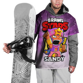 Накидка на куртку 3D с принтом BRAWL STARS SANDY в Санкт-Петербурге, 100% полиэстер |  | brawl stars | brawl stars sandy | brawler | sandy | бравл старз | бравлер | сэнди