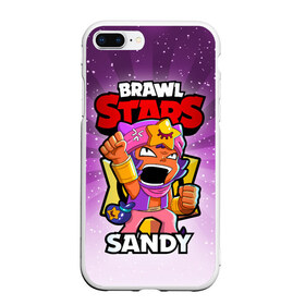 Чехол для iPhone 7Plus/8 Plus матовый с принтом BRAWL STARS SANDY в Санкт-Петербурге, Силикон | Область печати: задняя сторона чехла, без боковых панелей | brawl stars | brawl stars sandy | brawler | sandy | бравл старз | бравлер | сэнди