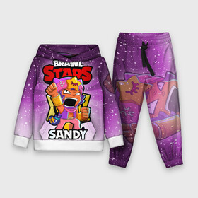 Детский костюм 3D (с толстовкой) с принтом BRAWL STARS SANDY в Санкт-Петербурге,  |  | brawl stars | brawl stars sandy | brawler | sandy | бравл старз | бравлер | сэнди