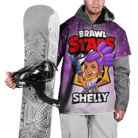 Накидка на куртку 3D с принтом BRAWL STARS SHELLY в Санкт-Петербурге, 100% полиэстер |  | Тематика изображения на принте: brawl stars | brawl stars shelly | brawler | shelly | бравл старз | бравлер | шелли