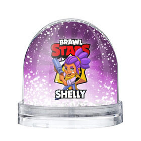 Снежный шар с принтом BRAWL STARS SHELLY в Санкт-Петербурге, Пластик | Изображение внутри шара печатается на глянцевой фотобумаге с двух сторон | brawl stars | brawl stars shelly | brawler | shelly | бравл старз | бравлер | шелли