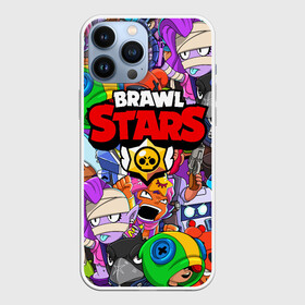 Чехол для iPhone 13 Pro Max с принтом BRAWL STARS в Санкт-Петербурге,  |  | Тематика изображения на принте: 8 bit | 8 бит | brawl stars | brawler | crow | emz | leon | nita | sandy | spike | бравл старз | бравлер | ворон | леон | нита | спайк | сэнди | эмз