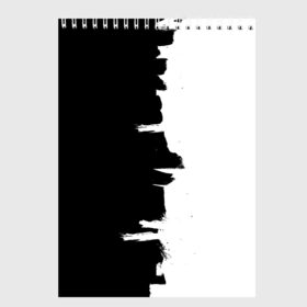 Скетчбук с принтом Черным по белому в Санкт-Петербурге, 100% бумага
 | 48 листов, плотность листов — 100 г/м2, плотность картонной обложки — 250 г/м2. Листы скреплены сверху удобной пружинной спиралью | black | white | белый | инь | чб | черный | янь