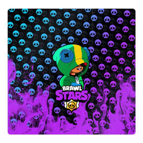 Магнитный плакат 3Х3 с принтом Brawl Stars LEON в Санкт-Петербурге, Полимерный материал с магнитным слоем | 9 деталей размером 9*9 см | brawl | brawl stars | crow | leon | stars | бравл | бравл старс | браво старс | игра | компьютерная | кров | леон | онлайн | старс