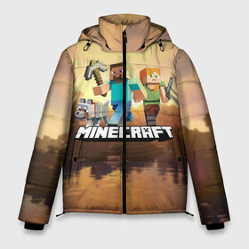 Мужская зимняя куртка 3D с принтом Minecraft Майнкрафт в Санкт-Петербурге, верх — 100% полиэстер; подкладка — 100% полиэстер; утеплитель — 100% полиэстер | длина ниже бедра, свободный силуэт Оверсайз. Есть воротник-стойка, отстегивающийся капюшон и ветрозащитная планка. 

Боковые карманы с листочкой на кнопках и внутренний карман на молнии. | creeper | game | minecraft | блоки | грифер | игры | квадраты | компьютерная игра | крипер | маинкрафт | майн | майнкравт | майнкрафт