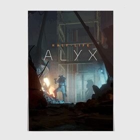 Постер с принтом HALF-LIFE: ALYX в Санкт-Петербурге, 100% бумага
 | бумага, плотность 150 мг. Матовая, но за счет высокого коэффициента гладкости имеет небольшой блеск и дает на свету блики, но в отличии от глянцевой бумаги не покрыта лаком | alex | alyx | freeman | g man | gman | gordon | half | half life | halflife | life | valve | алекс | аликс | вальв | вэльв | гордон | джи | лайф | мен | фримен | халф | халф лайф | халфлайф