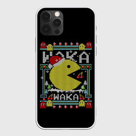 Чехол для iPhone 12 Pro Max с принтом Pac-man sweater в Санкт-Петербурге, Силикон |  | cherry | christmas | holyday | new | pac man | pacman | snow | snowflakes | sweater | three | xmas | year | вишня | год | елка | клубника | новый | пакман | праздник | рождество | свитер