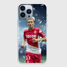 Чехол для iPhone 13 Pro Max с принтом Александр Головин в Санкт-Петербурге,  |  | champions | football | golovin | monaco | soccer | uefa | александр головин | головин | лига чемпионов | монако | форма | формы | футбол