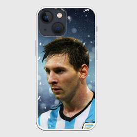 Чехол для iPhone 13 mini с принтом Лео Месси в Санкт-Петербурге,  |  | barca | barcelona | champions | football | messi | soccer | spain | uefa | world cup | барса | барселона | ла лига | лео месси | лига чемпионов | месси | форма | формы | футбол