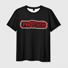 Мужская футболка 3D с принтом Purgen в Санкт-Петербурге, 100% полиэфир | прямой крой, круглый вырез горловины, длина до линии бедер | moscow punks | punks | punks not dead | purgen | московские панки | панки | пурген