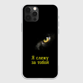 Чехол для iPhone 12 Pro Max с принтом Следящий кошачий глаз в Санкт-Петербурге, Силикон |  | кот в темноте | кошачий глаз