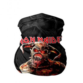 Бандана-труба 3D с принтом Iron Maiden в Санкт-Петербурге, 100% полиэстер, ткань с особыми свойствами — Activecool | плотность 150‒180 г/м2; хорошо тянется, но сохраняет форму | heavy metal | iron maiden | metal | айрон мейден | группы | метал | музыка | рок | хеви метал