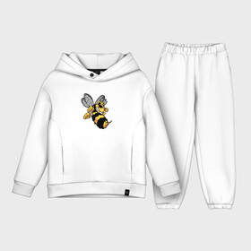 Детский костюм хлопок Oversize с принтом Злая Пчела в Санкт-Петербурге,  |  | злая пчела | пчела | рисунок