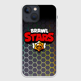 Чехол для iPhone 13 mini с принтом Brawl Stars Hexagon в Санкт-Петербурге,  |  | brawl | brawl st | brawl stars | colt | game | hexagon | logo | mobo | pattern | poco | shelly | stars | бравл | игра | игры | кольт | лого | мобильные игры | патерн | паттерн | поко | соты | старс | шелли