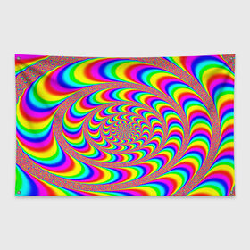 Флаг-баннер с принтом Оптическая текстура в Санкт-Петербурге, 100% полиэстер | размер 67 х 109 см, плотность ткани — 95 г/м2; по краям флага есть четыре люверса для крепления | abstract | abstraction | texture | абстракция | геометрия | иллюзия | обман зрения | оптический узор | текстура