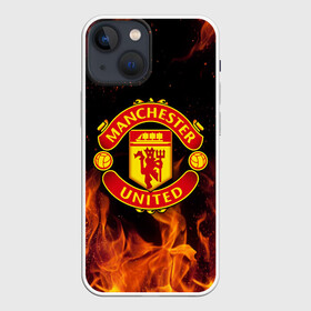 Чехол для iPhone 13 mini с принтом МАНЧЕСТЕР ЮНАЙТЕД | FCMU | MANCHESTER UNITED в Санкт-Петербурге,  |  | fc | fcmu | football | football club | manchester united | red devils | sport | красные дьяволы | манчестер юнайтед | спорт | фк | фкмю | футбол | футбольный клуб