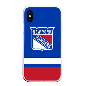 Чехол для iPhone XS Max матовый с принтом Нью-Йорк Рейнджерс НХЛ в Санкт-Петербурге, Силикон | Область печати: задняя сторона чехла, без боковых панелей | hockey | new york | new york rangers | nhl | rangers | usa | нхл | нью йорк | нью йорк рейнджерс | рейнджерс | спорт | сша | хоккей | шайба