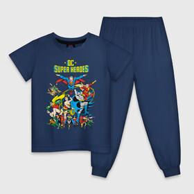 Детская пижама хлопок с принтом Justice League в Санкт-Петербурге, 100% хлопок |  брюки и футболка прямого кроя, без карманов, на брюках мягкая резинка на поясе и по низу штанин
 | dc comics | flash | green lantern | justice league | shtatjl | superhero | superman. batman | wonder woman | аквамен | бэтмен | бэтмэн | бэтс | зеленый фонарь | лига справедливости | супермен | супс | флеш | флэш | чудо женщина