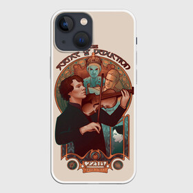 Чехол для iPhone 13 mini с принтом Sherlock в Санкт-Петербурге,  |  | 221b | bbc | benedict cumberbatch | john watson | mark gatiss | martin freeman | sherlock holmes | steven moffat | бейкер | джон ватсон | мориарти | стрит | шерлок