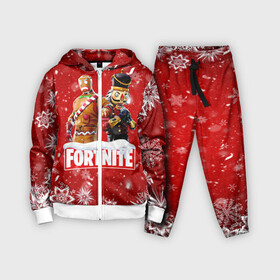 Детский костюм 3D с принтом Новогодний Fortnite в Санкт-Петербурге,  |  | 2020 | christmas | fortnite | fortnite 2 | fortnite chapter 2 | fortnite2 | fortnite: chapter 2 | new year | snow | winter | игры | новогодний | новый год | фортнайт | фортнайт 2