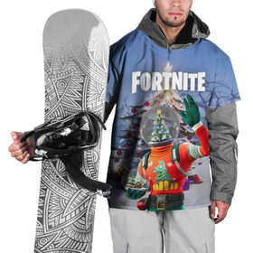 Накидка на куртку 3D с принтом Fortnite Новогодний в Санкт-Петербурге, 100% полиэстер |  | christmas | epic games | fortnite | игры | новый год | рождество | фортнайт