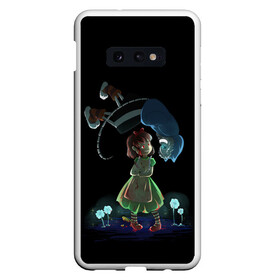 Чехол для Samsung S10E с принтом UNDERTALE в Санкт-Петербурге, Силикон | Область печати: задняя сторона чехла, без боковых панелей | sans | undertale | андертале | андертейл | игра | подземная история | подземная сказка | санс | ундертале | фриск | чара