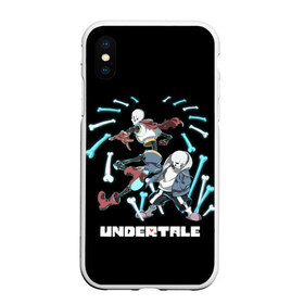 Чехол для iPhone XS Max матовый с принтом UNDERTALE в Санкт-Петербурге, Силикон | Область печати: задняя сторона чехла, без боковых панелей | sans | undertale | андертале | андертейл | игра | подземная история | подземная сказка | санс | ундертале | фриск | чара