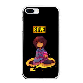 Чехол для iPhone 7Plus/8 Plus матовый с принтом UNDERTALE FRISK в Санкт-Петербурге, Силикон | Область печати: задняя сторона чехла, без боковых панелей | chara | frisk | sans | undertale | андертале | андертейл | игра | подземная история | подземная сказка | санс | ундертале | фриск | чара