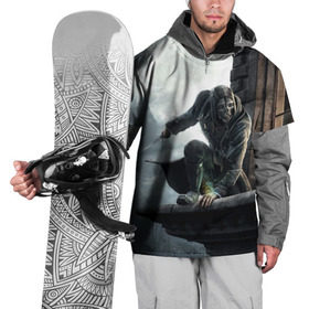 Накидка на куртку 3D с принтом Dishonored в Санкт-Петербурге, 100% полиэстер |  | Тематика изображения на принте: attano | corvo | dishonored | emily | kaldwin | аттано | колдуин | корво | эмили