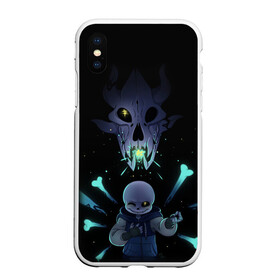 Чехол для iPhone XS Max матовый с принтом UNDERTALE в Санкт-Петербурге, Силикон | Область печати: задняя сторона чехла, без боковых панелей | chara | frisk | sans | undertale | андертале | андертейл | игра | подземная сказка | санс | ундертале | фриск | чара