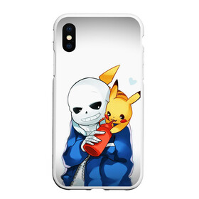 Чехол для iPhone XS Max матовый с принтом UNDERTALE в Санкт-Петербурге, Силикон | Область печати: задняя сторона чехла, без боковых панелей | chara | frisk | sans | undertale | андертале | андертейл | игра | пика | пикачу | подземная история | подземная сказка | покемон | санс | ундертале | фриск | чара