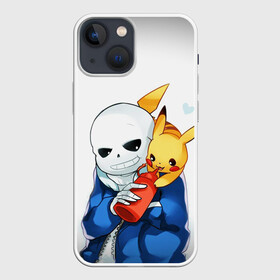 Чехол для iPhone 13 mini с принтом UNDERTALE в Санкт-Петербурге,  |  | chara | frisk | sans | undertale | андертале | андертейл | игра | пика | пикачу | подземная история | подземная сказка | покемон | санс | ундертале | фриск | чара