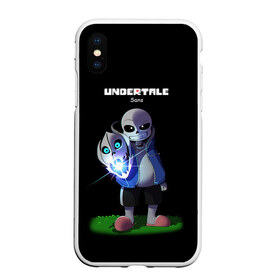 Чехол для iPhone XS Max матовый с принтом UNDERTALE в Санкт-Петербурге, Силикон | Область печати: задняя сторона чехла, без боковых панелей | chara | frisk | sans | undertale | андертале | андертейл | игра | подземная история | подземная сказка | санс | ундертале | фриск | чара