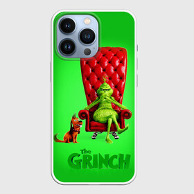 Чехол для iPhone 13 Pro с принтом The Grinch в Санкт-Петербурге,  |  | christmas | claus | grinch stole | how the | jingle | merry | santa | гринч | гуманоид | диккенс | ктоград | олени | рождество | снежинки | чарльз