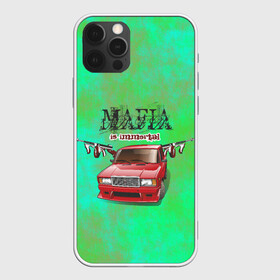 Чехол для iPhone 12 Pro с принтом Mafia в Санкт-Петербурге, силикон | область печати: задняя сторона чехла, без боковых панелей | 2107 | mafia | бандиты | ваз | мафия | машины | семерка | таз | тазы