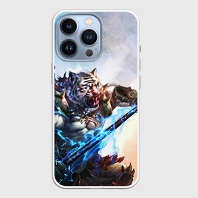 Чехол для iPhone 13 Pro с принтом Warrior Zoomorph в Санкт-Петербурге,  |  | mmorpg | perfect world | pw | амфибии | воин | древние | друид | жнец | жрец | зооморфы | идеальный мир | лучник | люди | маг | оборотень | паладин | пв | сиды | страж | стрелок | тени | шаман