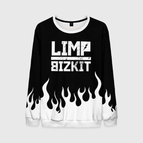 Мужской свитшот 3D с принтом Limp Bizkit в Санкт-Петербурге, 100% полиэстер с мягким внутренним слоем | круглый вырез горловины, мягкая резинка на манжетах и поясе, свободная посадка по фигуре | Тематика изображения на принте: bizkit | limp | limp bizkit | music | rock | бизкиты | лимп бизкит | лимпы | липкие письки | музыка | рок