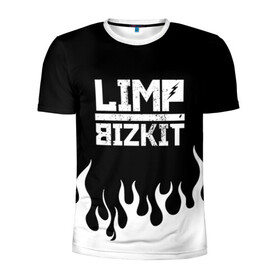 Мужская футболка 3D спортивная с принтом Limp Bizkit в Санкт-Петербурге, 100% полиэстер с улучшенными характеристиками | приталенный силуэт, круглая горловина, широкие плечи, сужается к линии бедра | Тематика изображения на принте: bizkit | limp | limp bizkit | music | rock | бизкиты | лимп бизкит | лимпы | липкие письки | музыка | рок