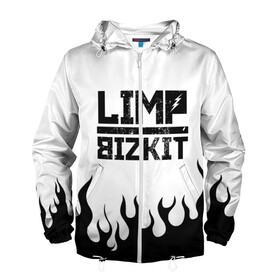 Мужская ветровка 3D с принтом Limp Bizkit  в Санкт-Петербурге, 100% полиэстер | подол и капюшон оформлены резинкой с фиксаторами, два кармана без застежек по бокам, один потайной карман на груди | Тематика изображения на принте: bizkit | limp | limp bizkit | music | rock | бизкиты | лимп бизкит | лимпы | липкие письки | музыка | рок