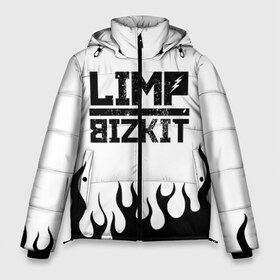 Мужская зимняя куртка 3D с принтом Limp Bizkit в Санкт-Петербурге, верх — 100% полиэстер; подкладка — 100% полиэстер; утеплитель — 100% полиэстер | длина ниже бедра, свободный силуэт Оверсайз. Есть воротник-стойка, отстегивающийся капюшон и ветрозащитная планка. 

Боковые карманы с листочкой на кнопках и внутренний карман на молнии. | bizkit | limp | limp bizkit | music | rock | бизкиты | лимп бизкит | лимпы | липкие письки | музыка | рок